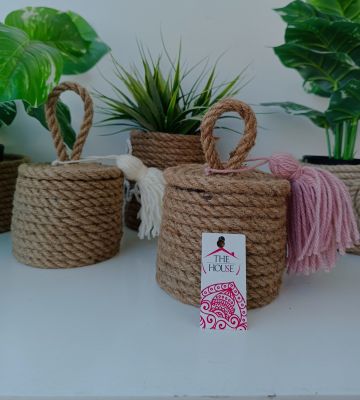 Panier en Corde Naturelle