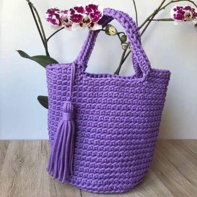 Sac a main violet 